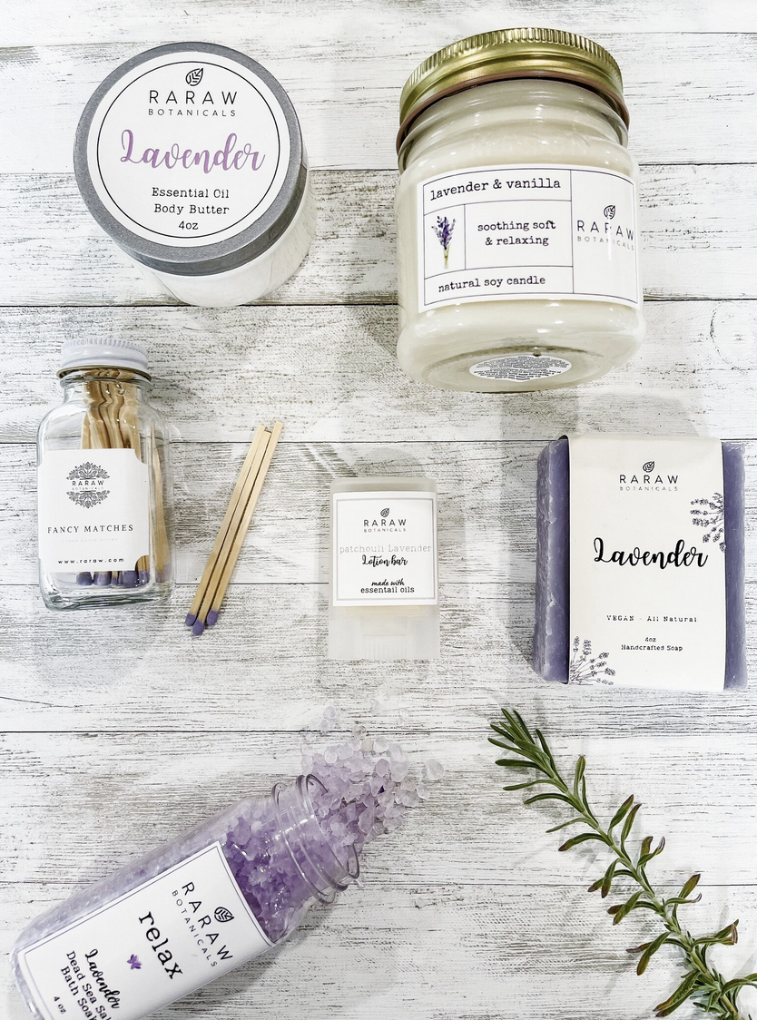 Spa gift box lavender