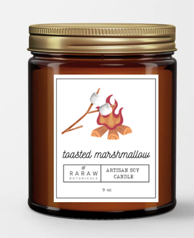 toasted marshmallow fall scented candle