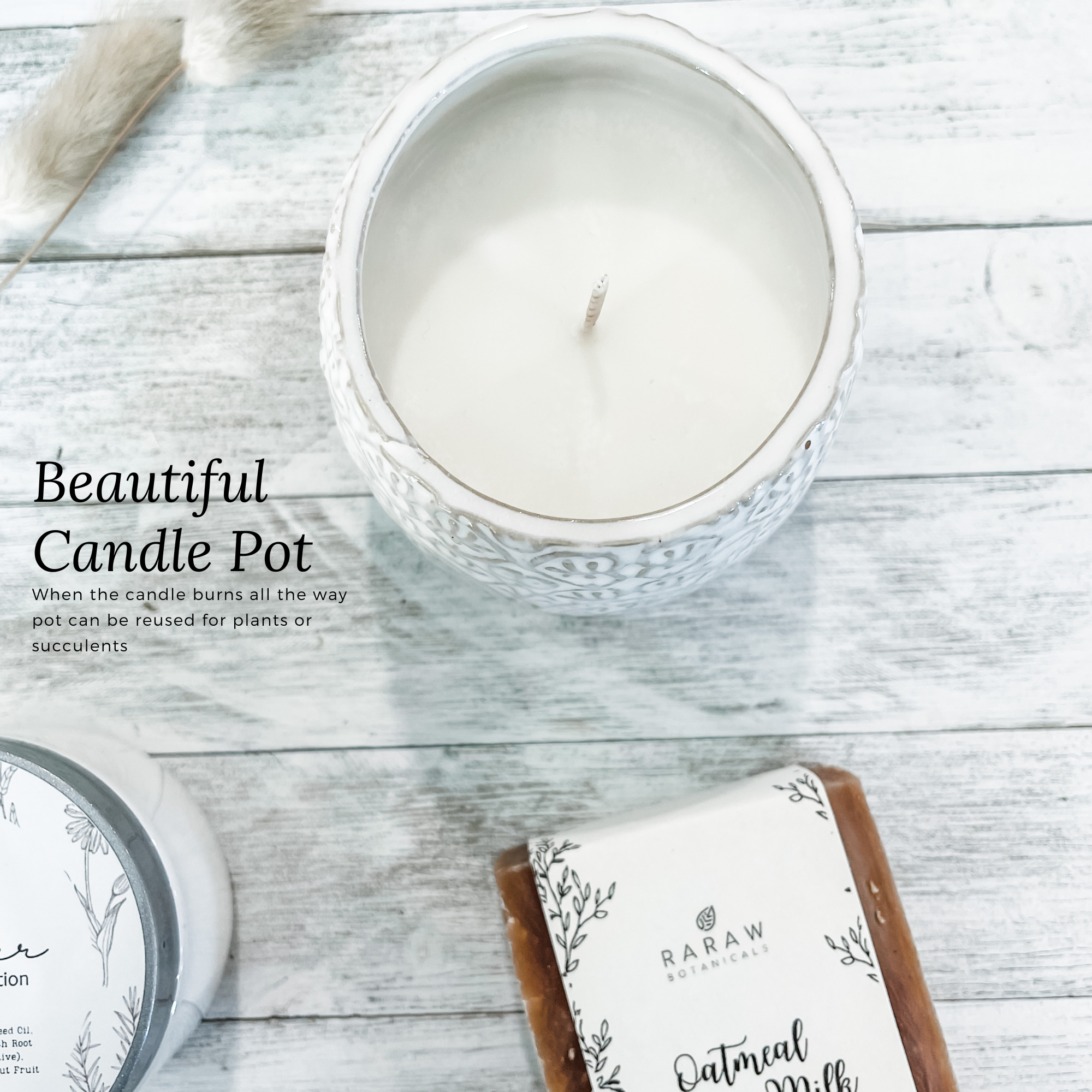 Hygge Gift Set Box Candle From Top