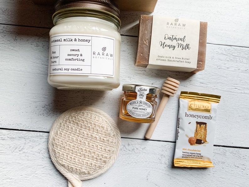 Honey Oatmeal Bee Basket – RaRaw Botanicals