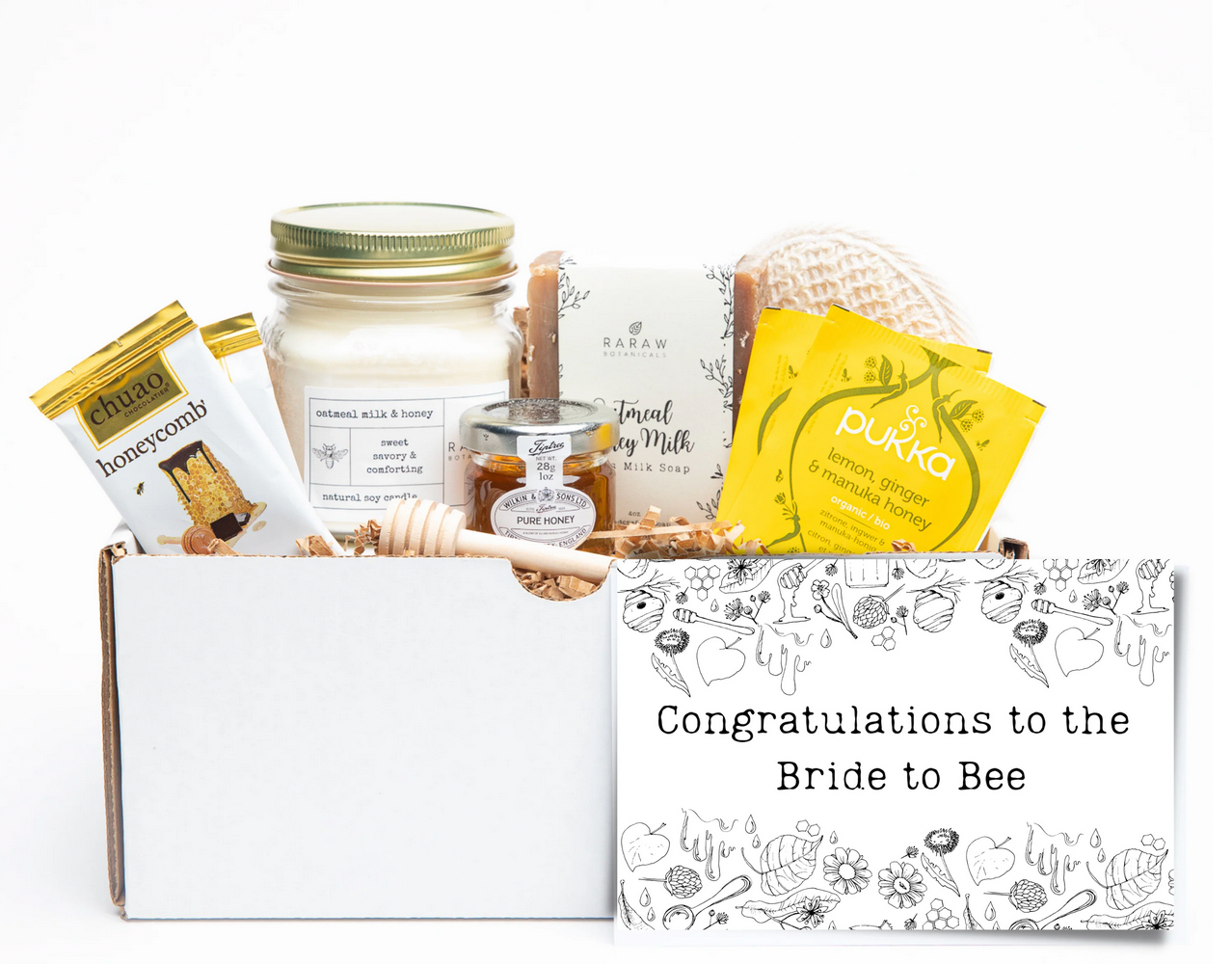 Personalized Self Care Gift Package Idea For The Bride to Bee