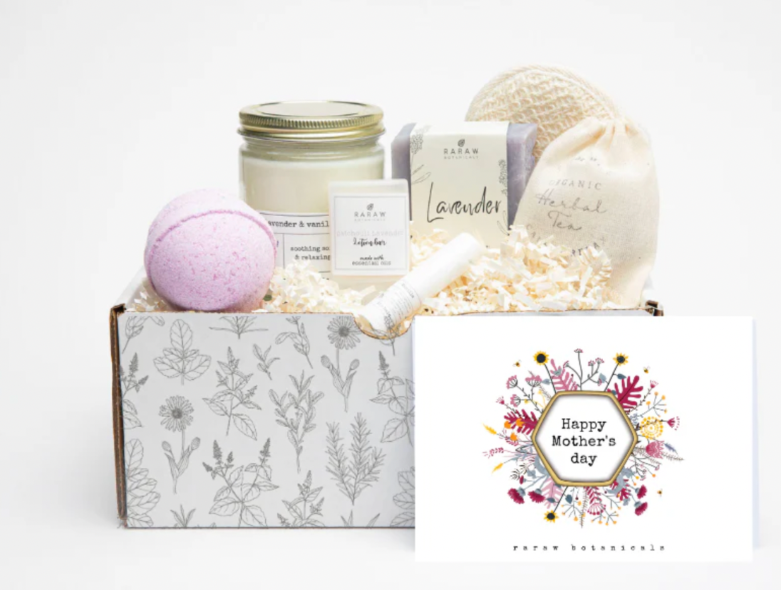 Treat Mom to a Relaxing Spa Day at Home with Our Lavender Self-Care Gift Box