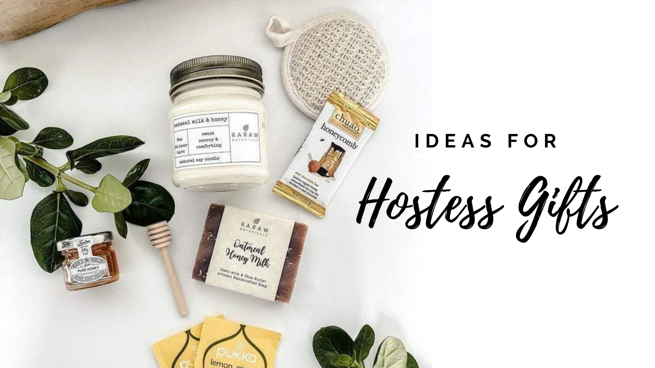 hostess gift ideas, best hostess gift | RaRaw Botanicals