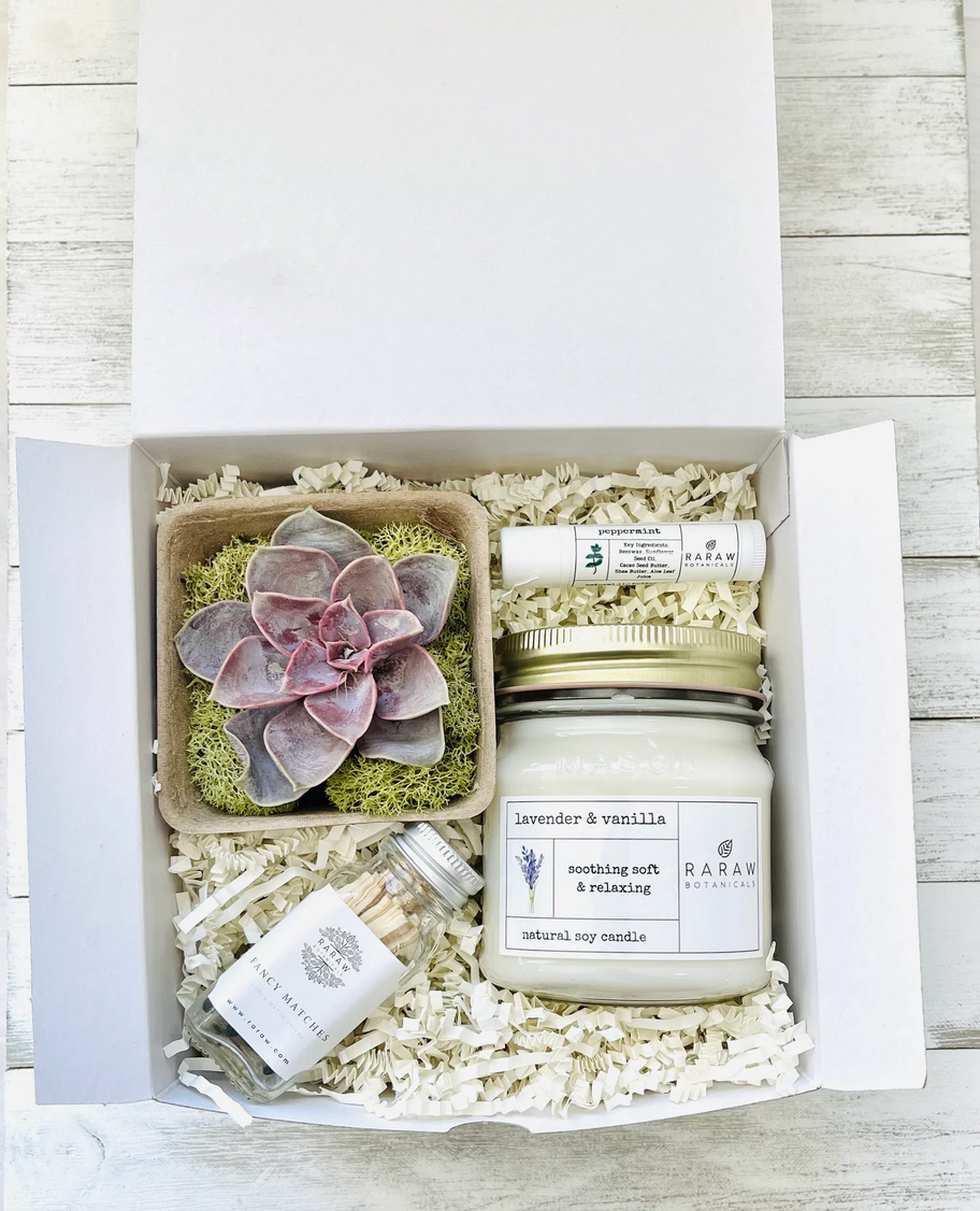 Bridal party self care box gifts