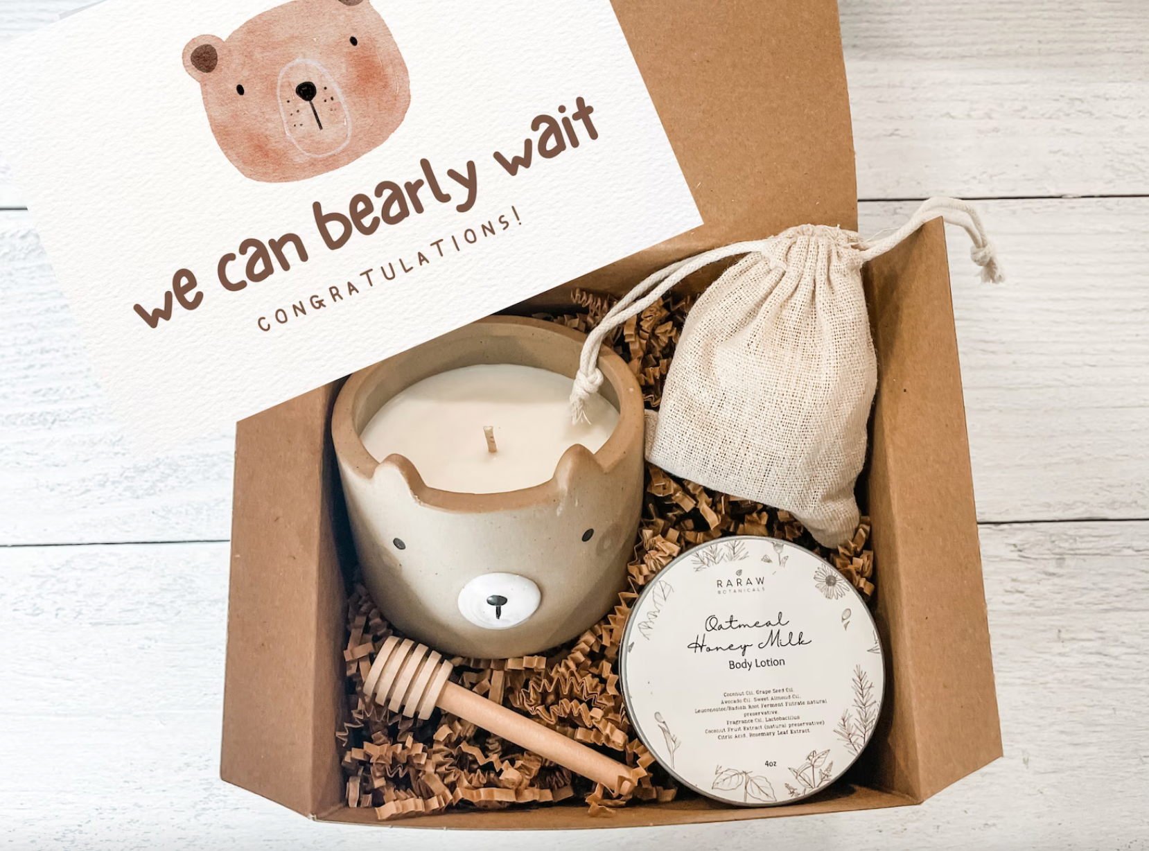 Pregnancy Congratulations Gift Box We Can Bearly Wait