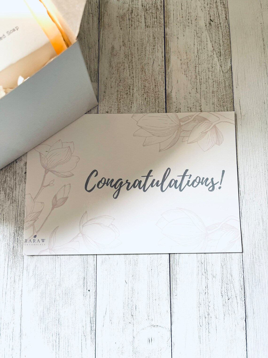 Congratulations gift card