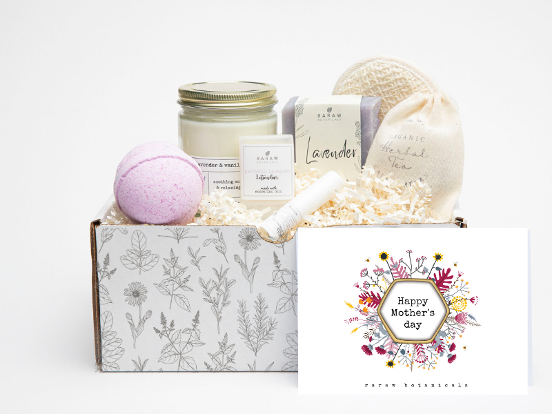Mothers Day Self Care Gift Box With Card