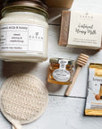 Oatmeal Honey Milk Soy gift set | RaRaw Botanicals