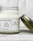 Oatmeal Honey Milk Soy Candle 8oz | RaRaw Botanicals