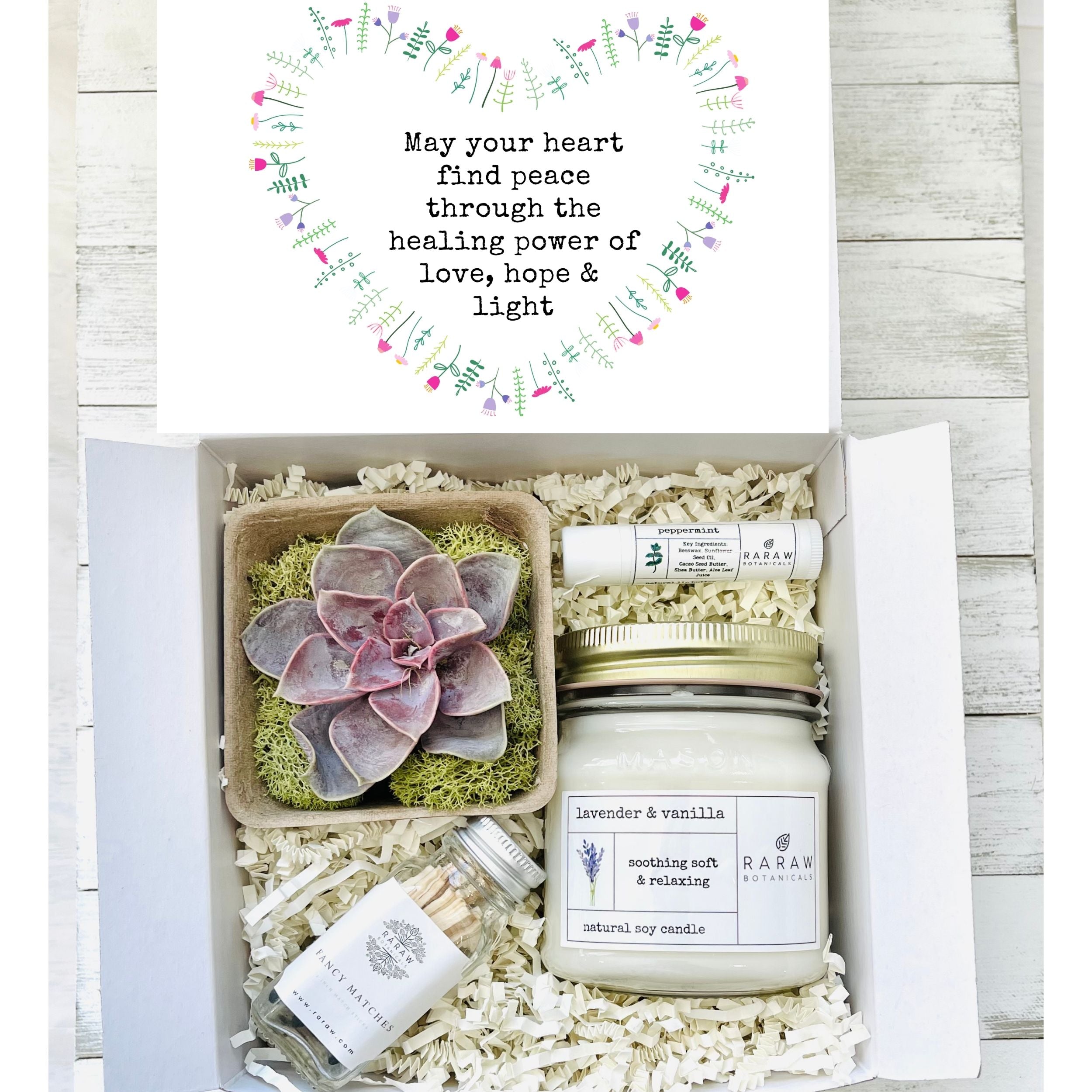 Sympathy Succulent Gift Box