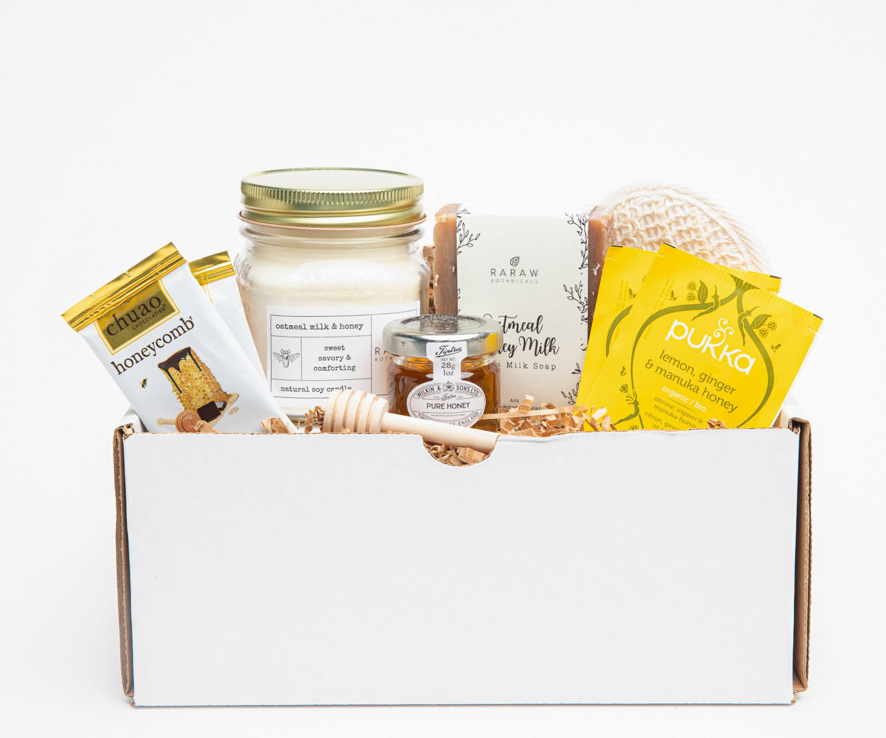 Oatmeal Honey &amp; Tea Care Package