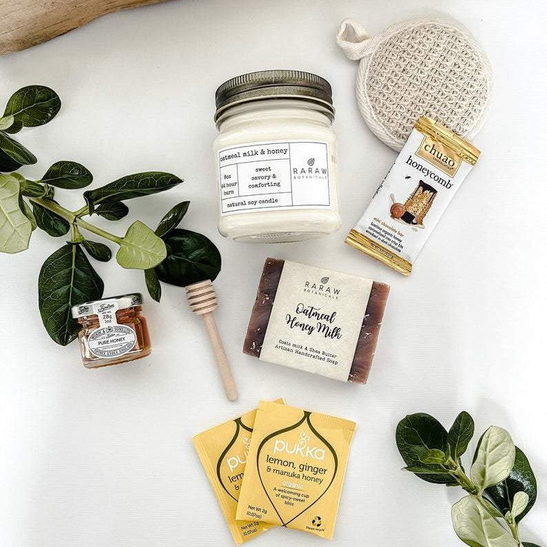 great ideas for Bride to bee, bridal gifting basket | RaRawBotanicals