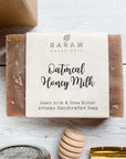 oatmeal honey milk handcrafted artisan soap