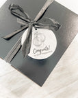 elegant black gift box engagement