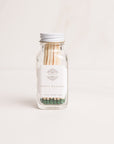 The Botanical Gift Set fancy matches in a glass bottle 