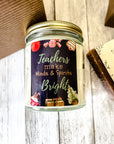 Teachers Christmas Gift Candle